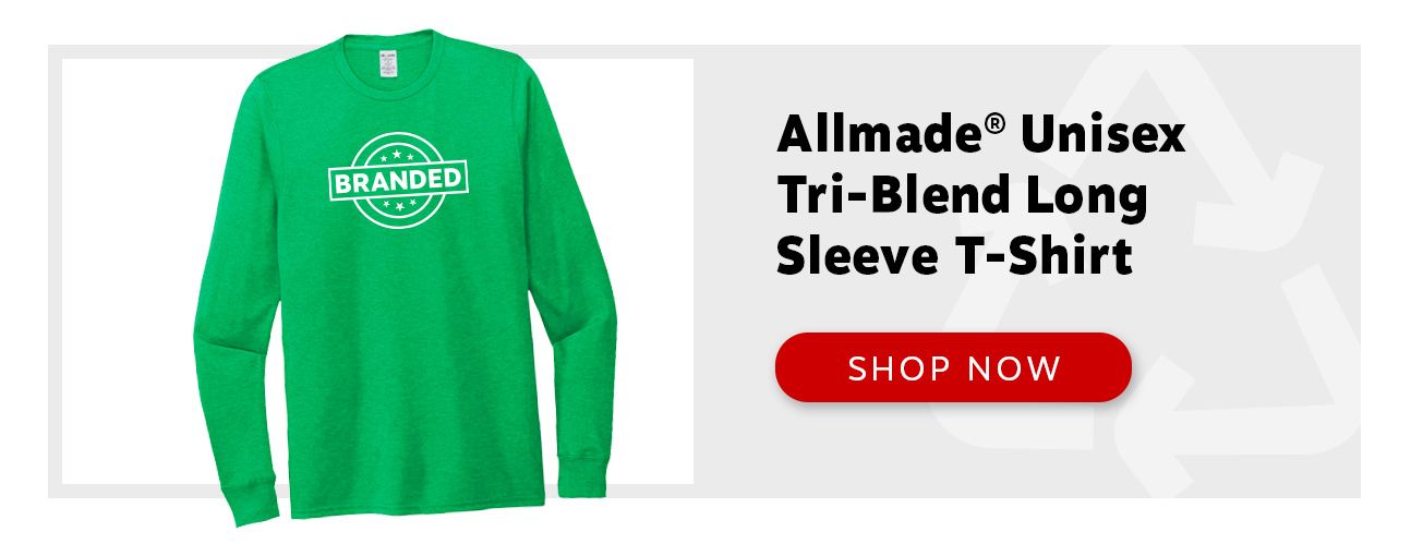 Allmade® Unisex Tri-Blend Long Sleeve T-shirt